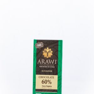 Barra de Chocolate Orgánico 60 % Cacao
