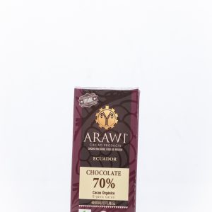 Barra de Chocolate Orgánico 70 % Cacao