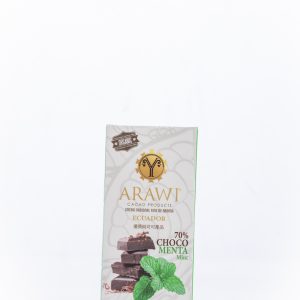 Barra de Chocolate Orgánico 70 % Cacao con Menta