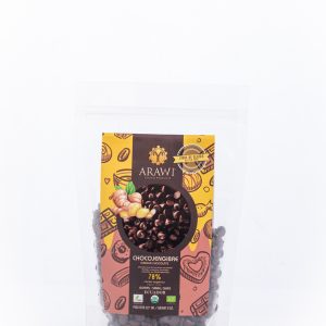 Choco Jengibre 70 % Cacao en Mini gotas