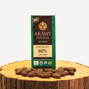 Barra de Chocolate Orgánico 60 % Cacao